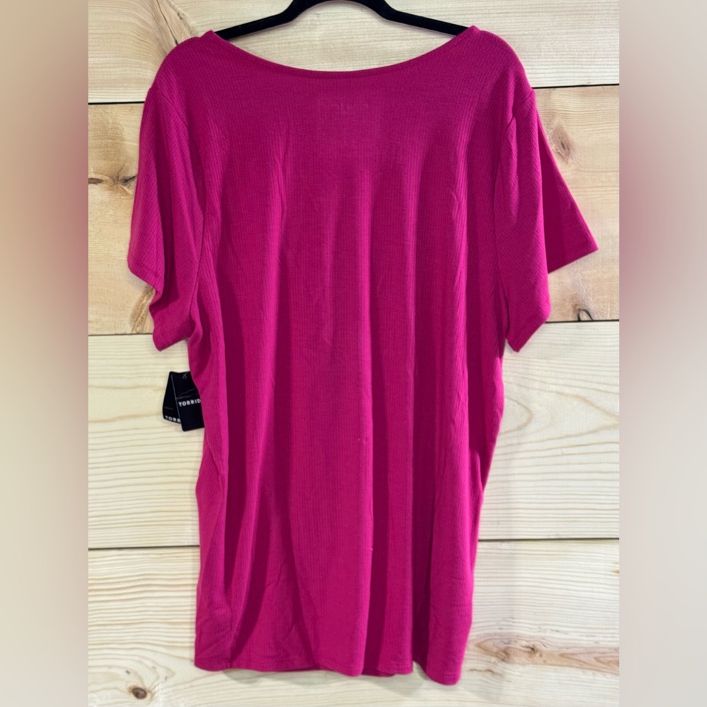 NWT Torrid Super Soft Ribbed Top - Picture 5 of 6